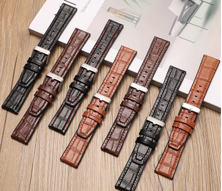 Colorful Leather Watch Straps